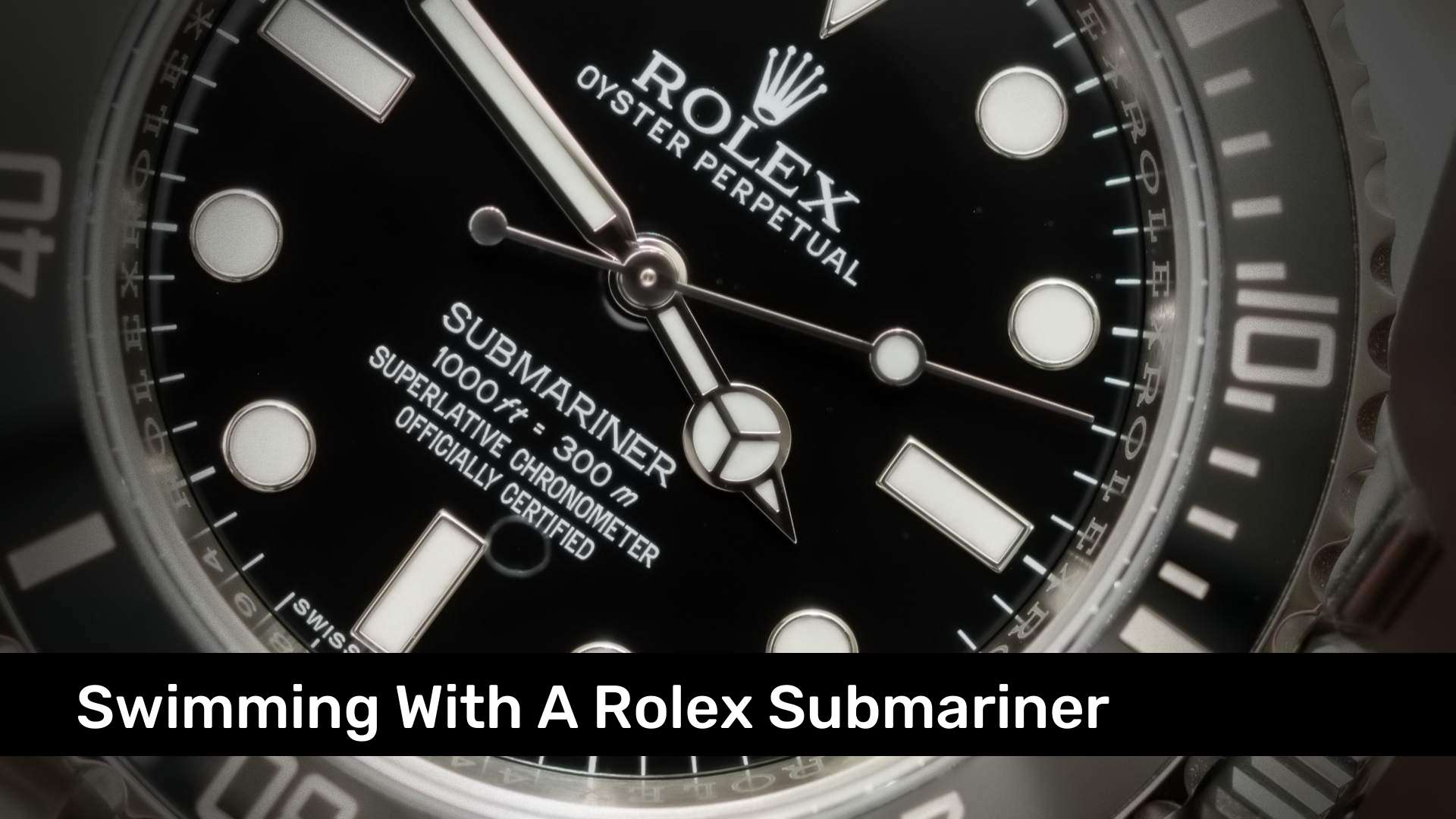 Swimming With A Rolex Submariner
